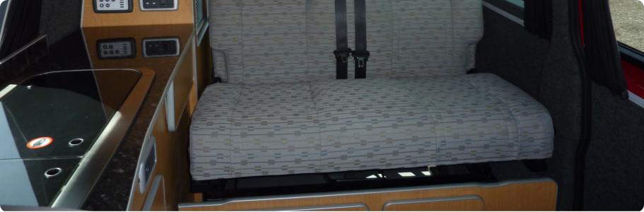 Elegant upholstery and work surfaces