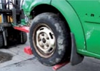 Showing the vehicle mover safely lifting a vehicle Showing the vehicle mover safely lifting a vehicle